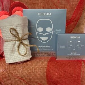 111SKIN | Cryo De-Puffing Facial Mask & Eye Mask Set | New